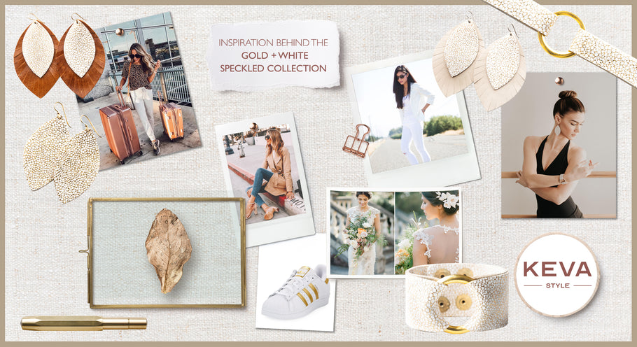 Inspiration Behind our Gold + White Speckled Collection