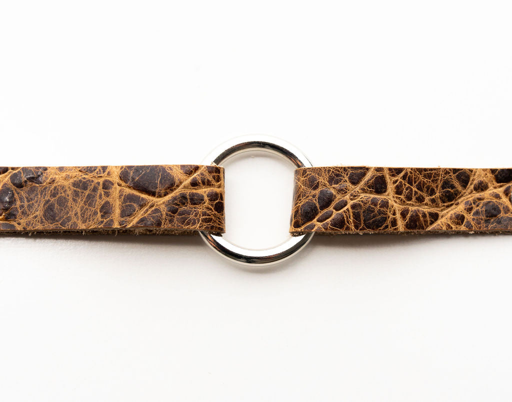 Classic Brown Leather Bracelet