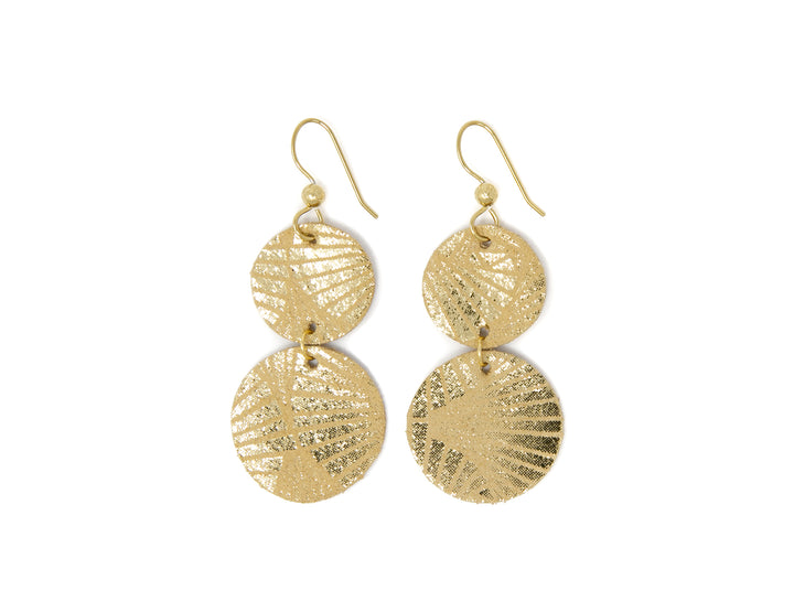 Fanfare Gold Cascade Earrings