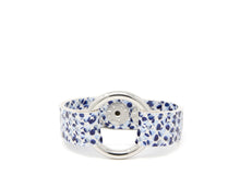 Load image into Gallery viewer, Blue Pearl Leather Bracelet
