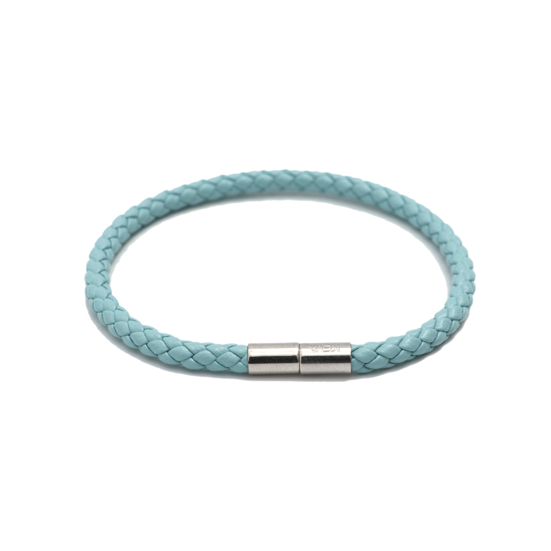 Robin's Egg Blue Braided Bracelet