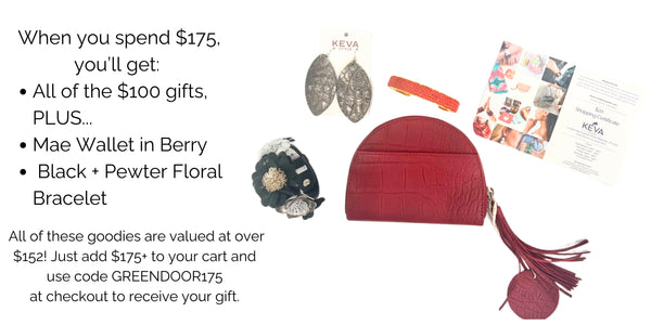 GREEN DOOR GIFT with purchase of $175