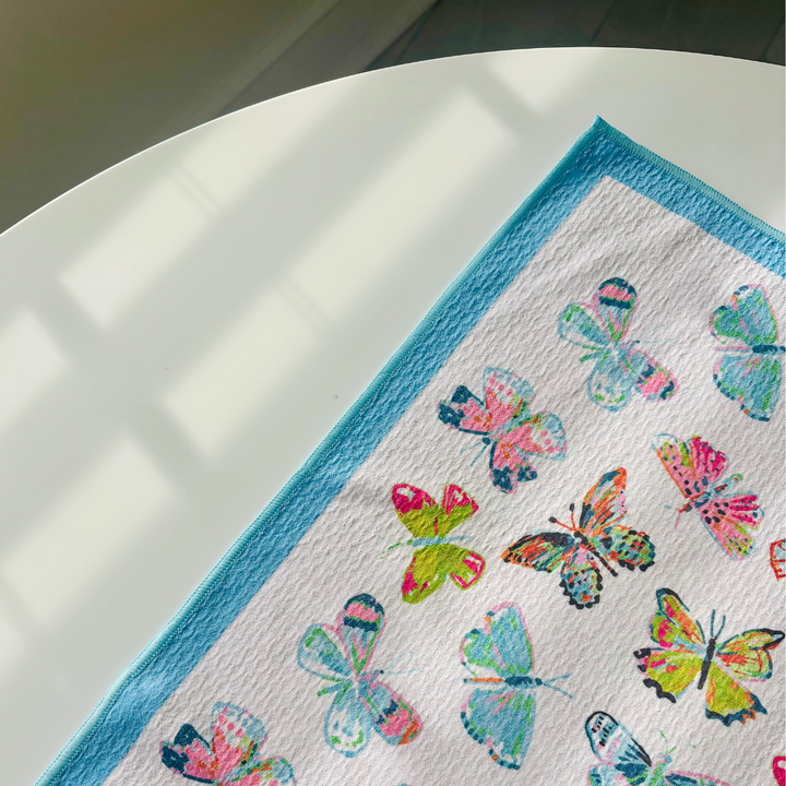 Summerfly Double-Sided Tea Towel