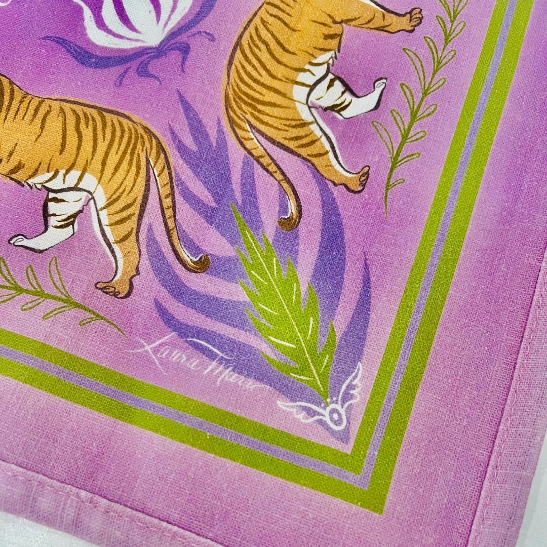 Moon Tiger Tea Towel