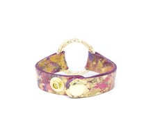 Load image into Gallery viewer, The Margaret Ann Leather Bracelet | Hand-Painted by Lauren Wade
