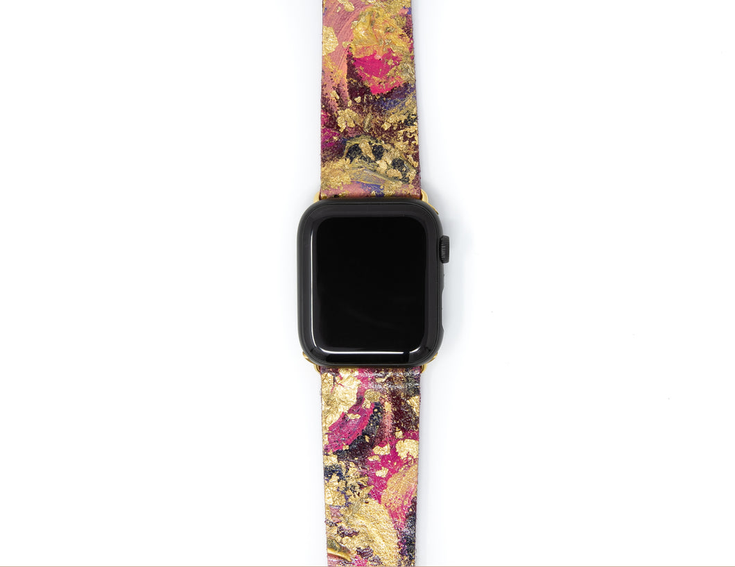 The Margaret Ann Apple Watch Band | Hand-Painted By Lauren Wade