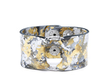 Load image into Gallery viewer, The Phyllis Leather Cuff | Hand-Painted by Lauren Wade
