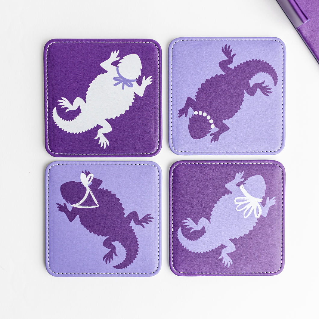 TCU Horned Frogs Coasters, Set of 4