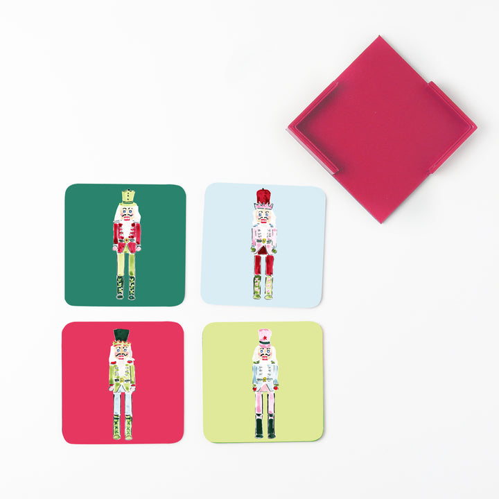 Nutcracker Coasters, Set of 4