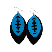 Load image into Gallery viewer, Touchdown Football Layered Earrings
