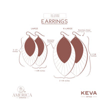 Load image into Gallery viewer, Fanfare Black with Brown Layered Earrings
