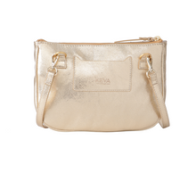 Load image into Gallery viewer, Kira Crossbody in Gold Leather
