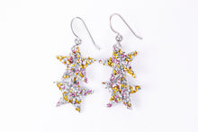 Load image into Gallery viewer, Sparkle in Champagne Star Earrings
