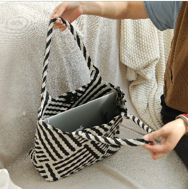 Black + White Everywhere Judy Tote Bag