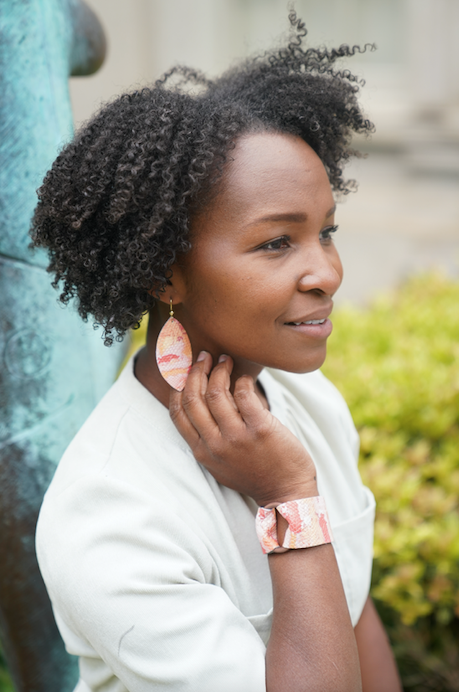 Sunset Leather Earrings