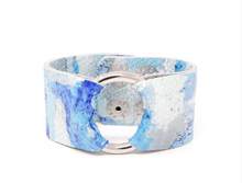 Load image into Gallery viewer, Blue Skies Ahead Leather Cuff
