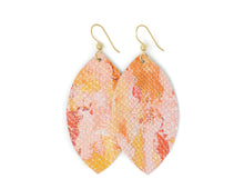 Load image into Gallery viewer, Sunset Leather Earrings
