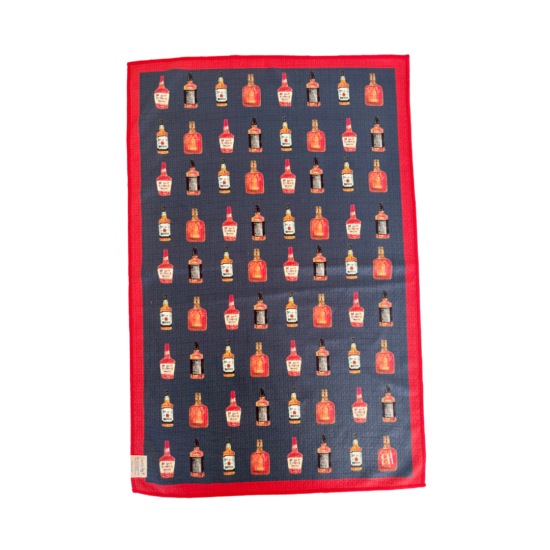 Bourbon Trail Double-Sided Tea Towel