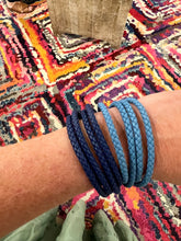 Load image into Gallery viewer, Light Blue Braided Bracelet
