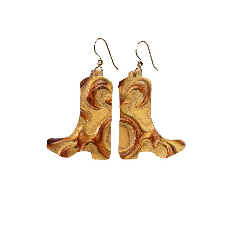 Fleur de lis Boots Earrings