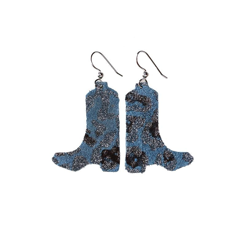 Blue Moon Boots Earrings