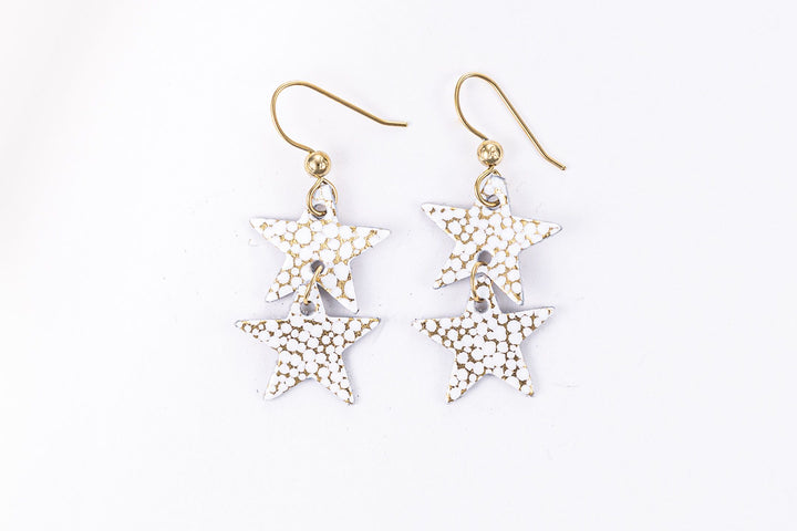 White Sands Star Earrings