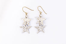 Load image into Gallery viewer, White Sands Star Earrings
