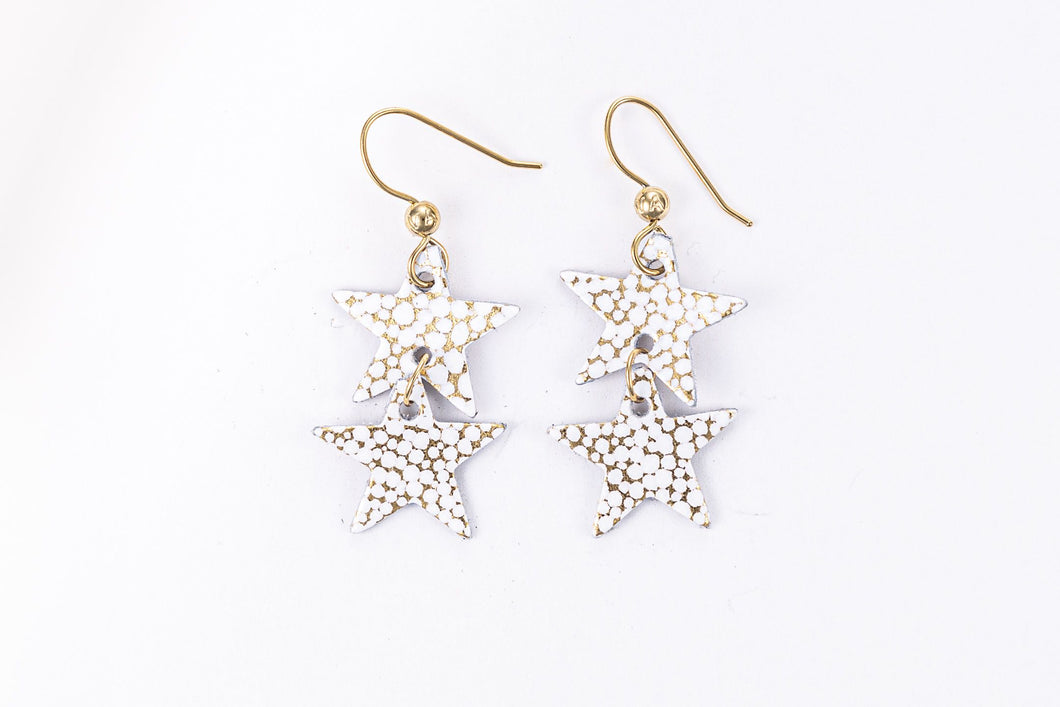 White Sands Star Earrings