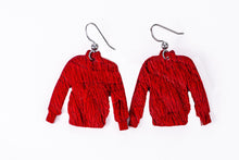 Load image into Gallery viewer, Viva Red Sweater Earrings
