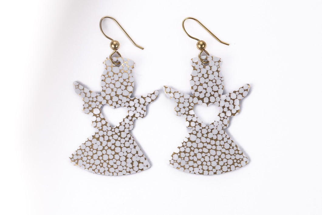 White Sands Angel Earrings