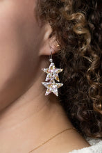 Load image into Gallery viewer, Sparkle in Champagne Star Earrings
