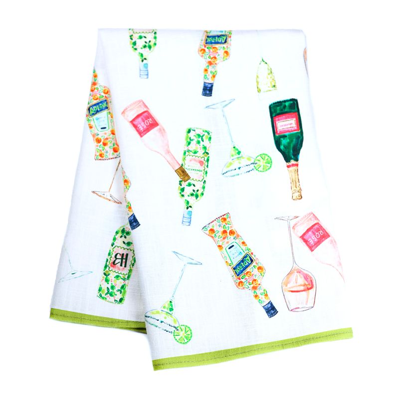 Cocktails Tea Towel