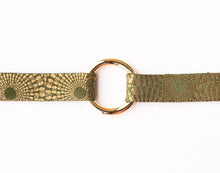 Load image into Gallery viewer, Starburst Green Leather Bracelet
