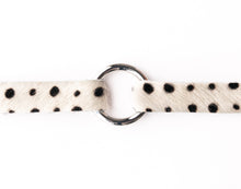 Load image into Gallery viewer, Spotted in Black Leather Bracelet
