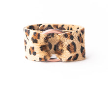 Load image into Gallery viewer, Leopard Leather Cuff
