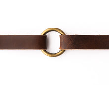 Load image into Gallery viewer, Classic Dark Brown Leather Bracelet

