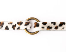 Load image into Gallery viewer, Leopard in White Leather Bracelet
