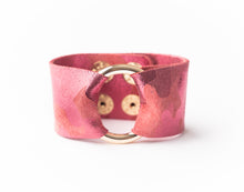 Load image into Gallery viewer, Glamper Pink Leather Cuff
