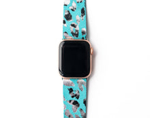 Load image into Gallery viewer, Cheetah in Turquoise Watch Band
