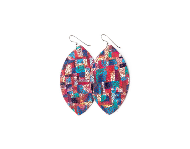 Deco Leather Earrings