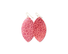 Load image into Gallery viewer, Rosé Pop Leather Earrings
