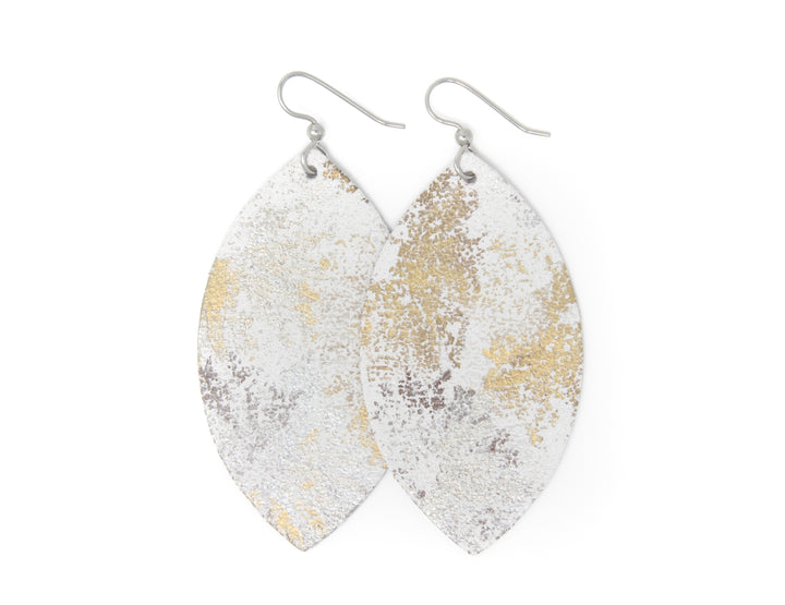 Maymont Blanche Leather Earrings