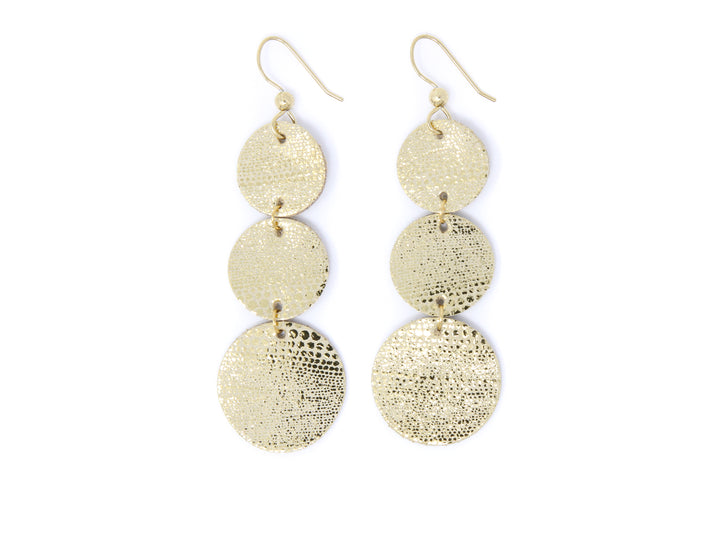 Luna Gold Cascade Earrings