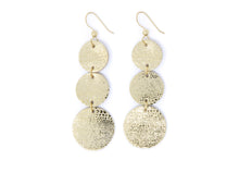Load image into Gallery viewer, Luna Gold Cascade Earrings
