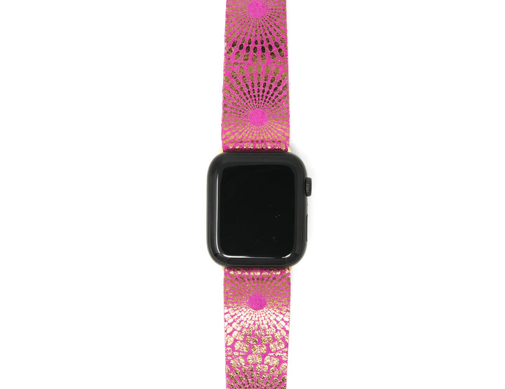 Starburst Magenta Watch Band