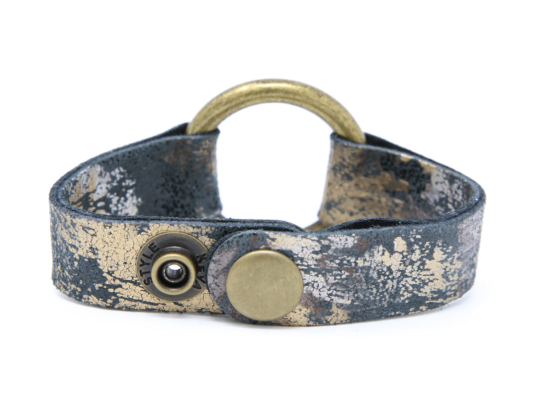 Maymont Dusk Leather Bracelet