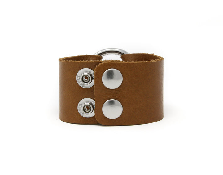 Classic Brown Leather Cuff