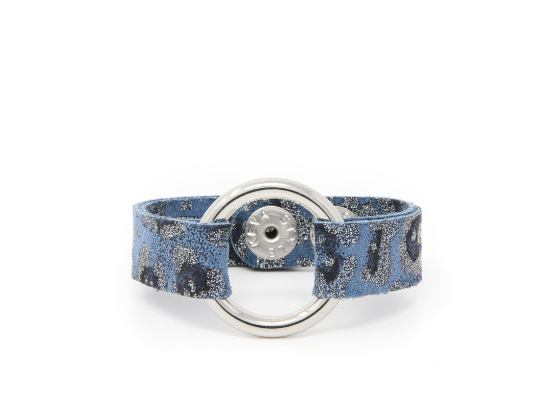 Blue Moon Leather Bracelet