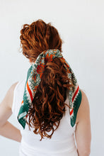 Load image into Gallery viewer, Holly and Ivy Wreath Scarf Bandana

