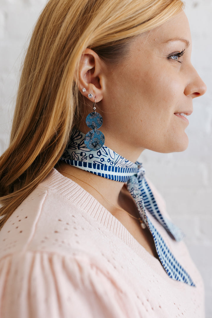 Blue Moon Cascade Earrings